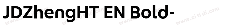 JDZhengHT EN Bold字体转换